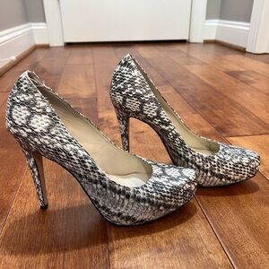 BCBGENERATION Snakeskin Platform Shoes